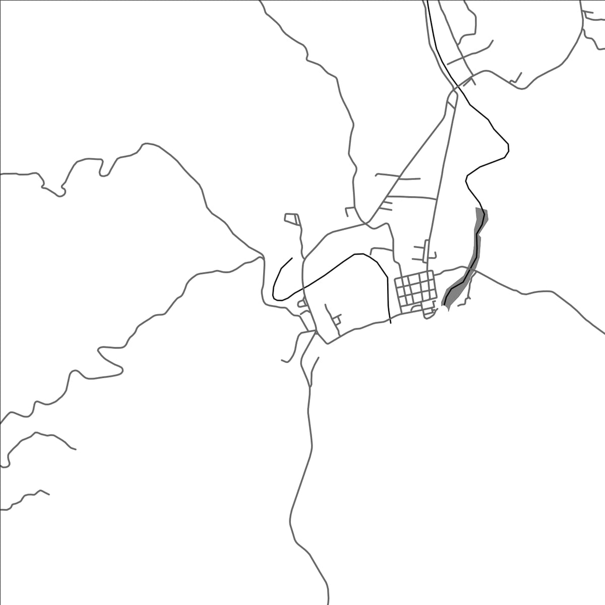 ROAD MAP OF MANAY, PHILIPPINES BY MAPBAKES
