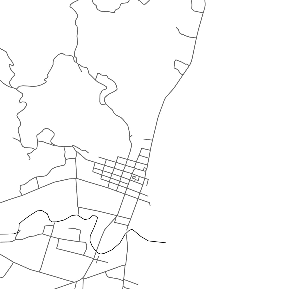 ROAD MAP OF MANJUYOD, PHILIPPINES BY MAPBAKES