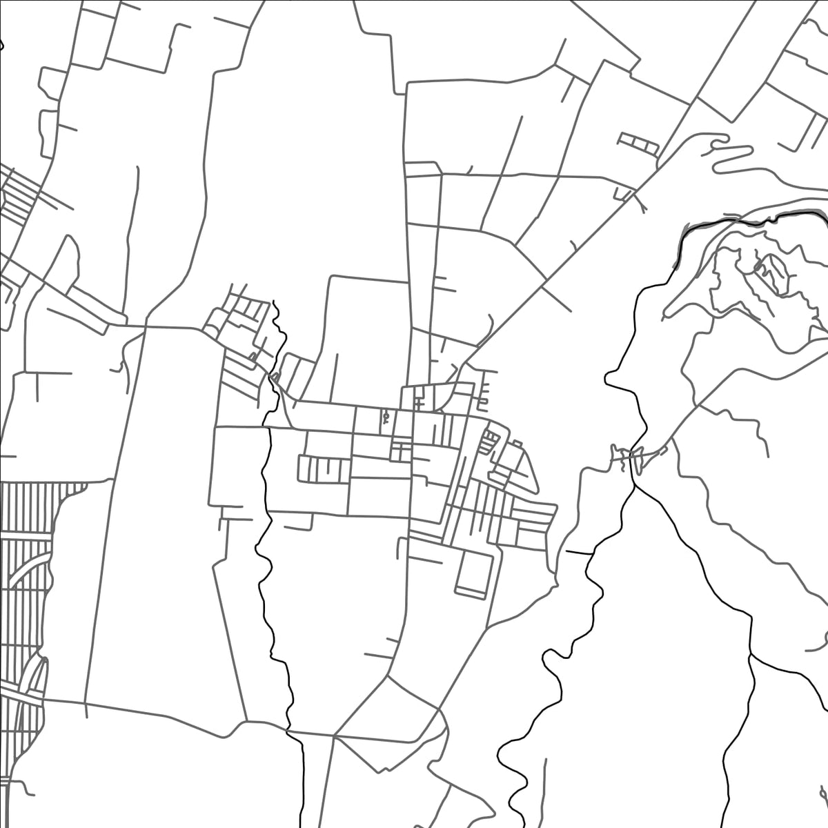 ROAD MAP OF MANOLO FORTICH, PHILIPPINES BY MAPBAKES