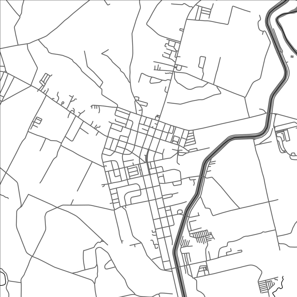 ROAD MAP OF MARAMAG, PHILIPPINES BY MAPBAKES