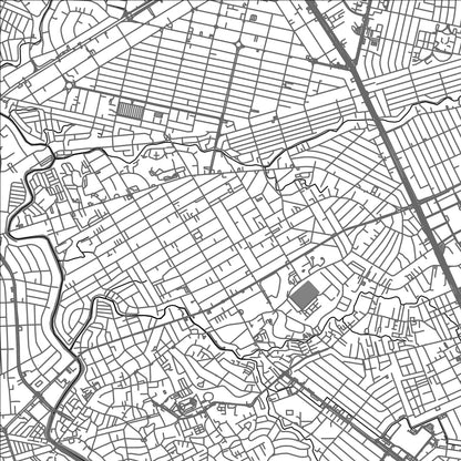 ROAD MAP OF MARIANA, PHILIPPINES BY MAPBAKES