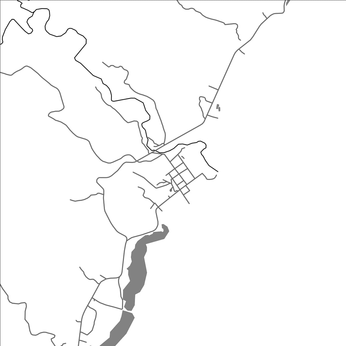 ROAD MAP OF MERIDA, PHILIPPINES BY MAPBAKES
