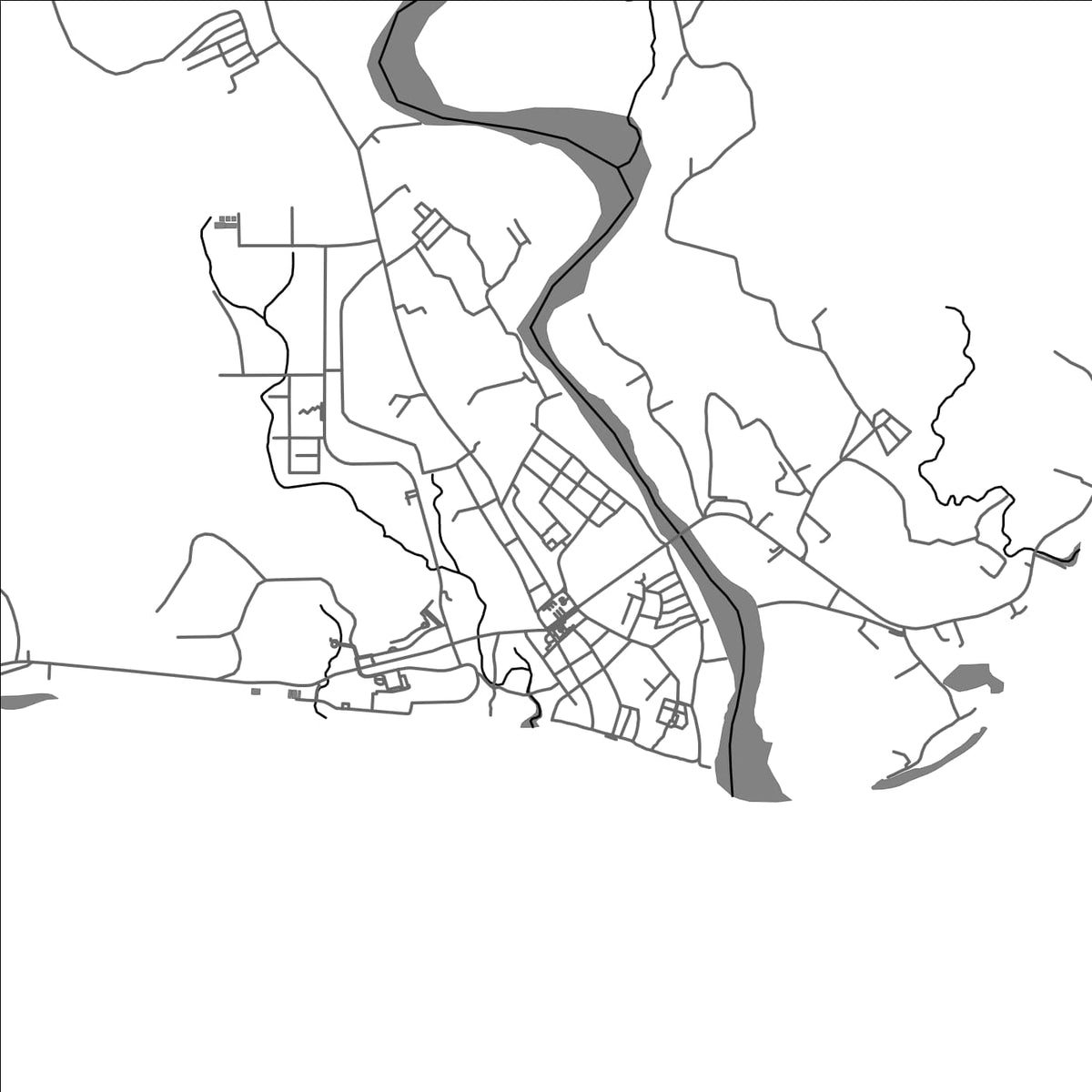 ROAD MAP OF MIAGAO, PHILIPPINES BY MAPBAKES