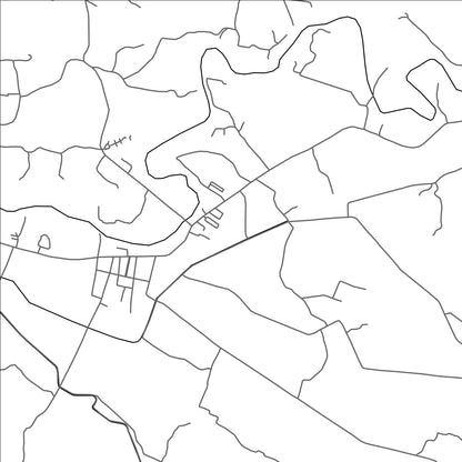 ROAD MAP OF MINA, PHILIPPINES BY MAPBAKES