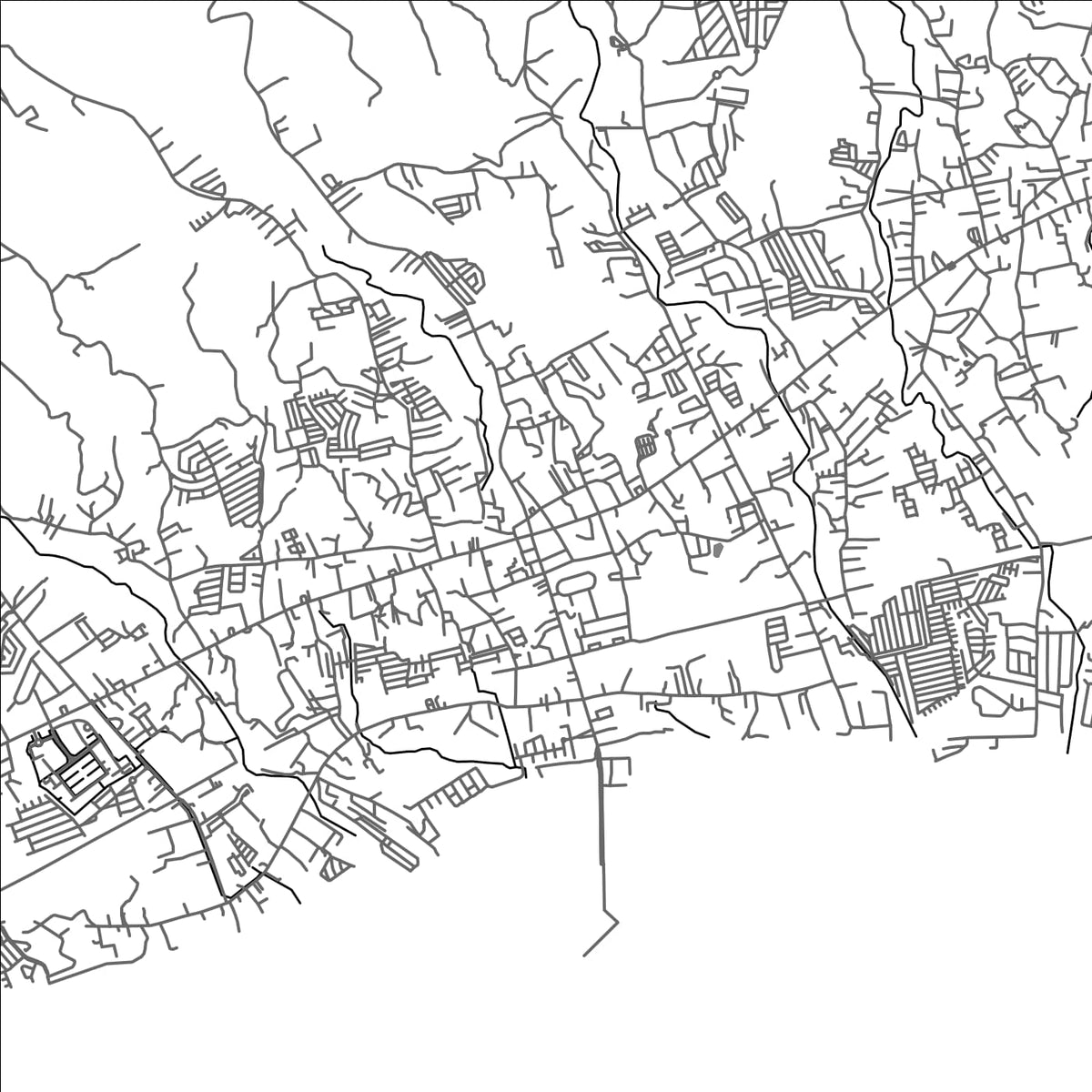 ROAD MAP OF MINGLANILLA, PHILIPPINES BY MAPBAKES