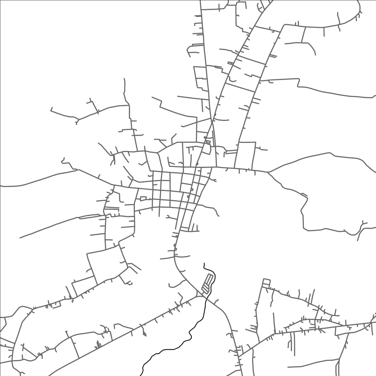 ROAD MAP OF MONCADA, PHILIPPINES BY MAPBAKES