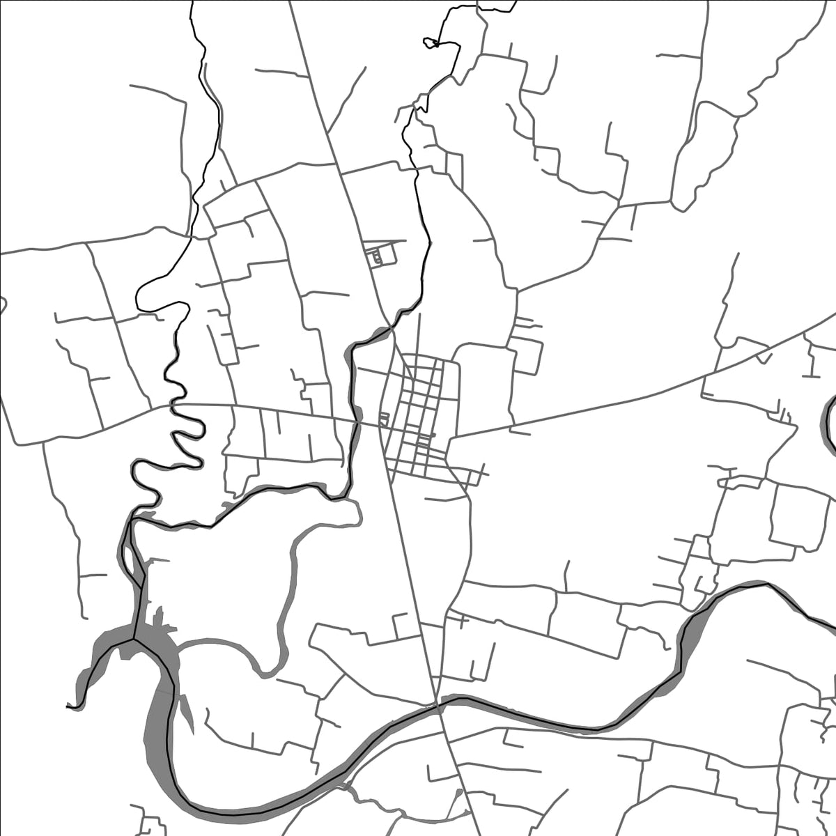 ROAD MAP OF NARVACAN, PHILIPPINES BY MAPBAKES