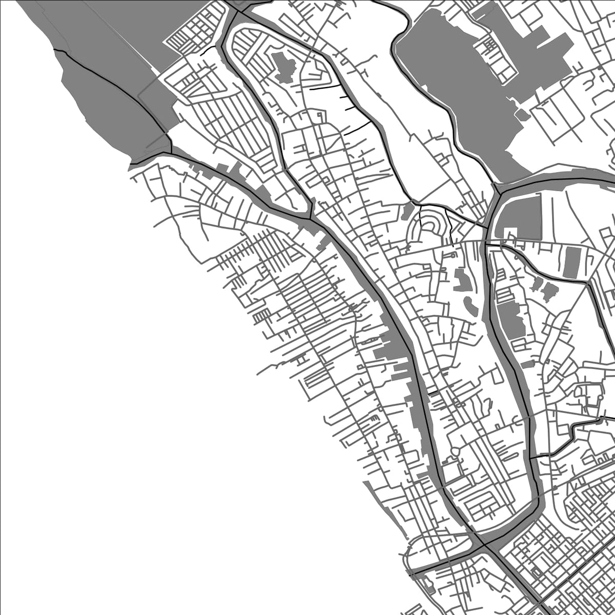 ROAD MAP OF NAVOTAS, PHILIPPINES BY MAPBAKES