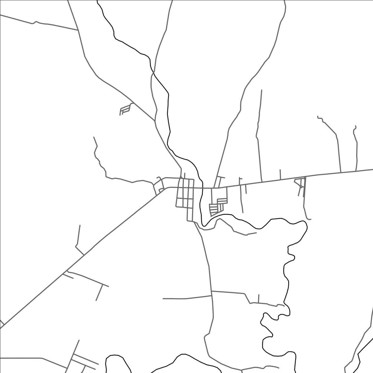 ROAD MAP OF OCAMPO, PHILIPPINES BY MAPBAKES