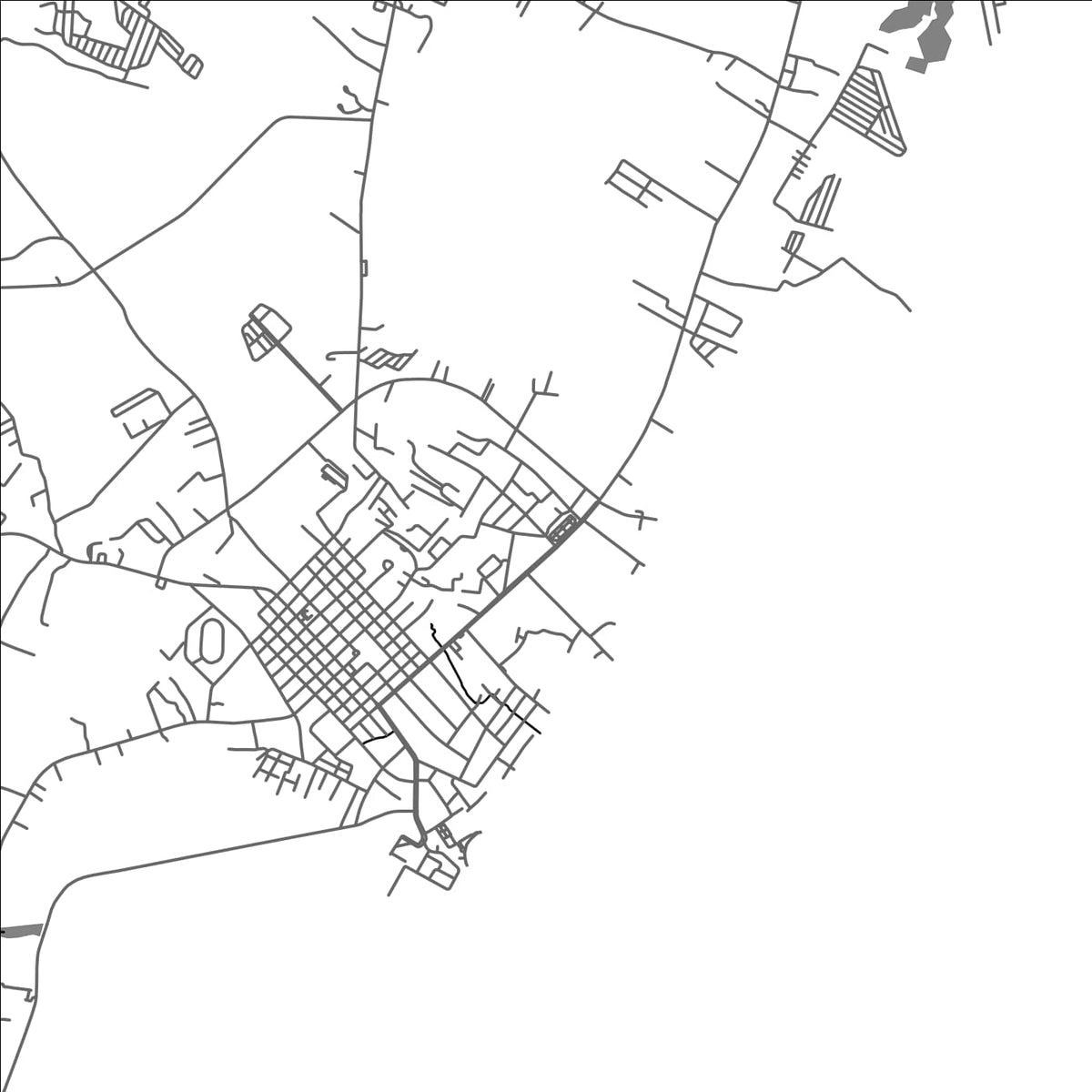 ROAD MAP OF OZAMIZ CITY, PHILIPPINES BY MAPBAKES