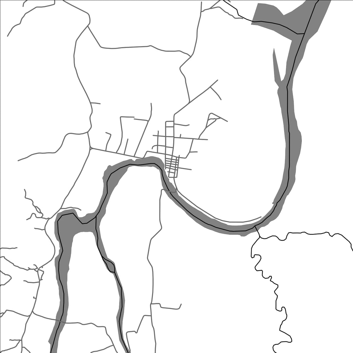 ROAD MAP OF PALANAN, PHILIPPINES BY MAPBAKES