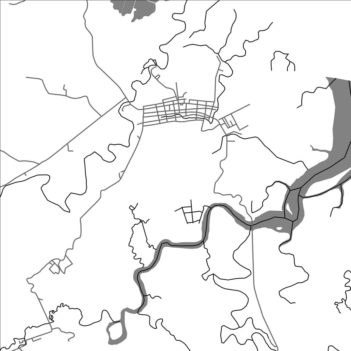 ROAD MAP OF PANGANIBAN, PHILIPPINES BY MAPBAKES