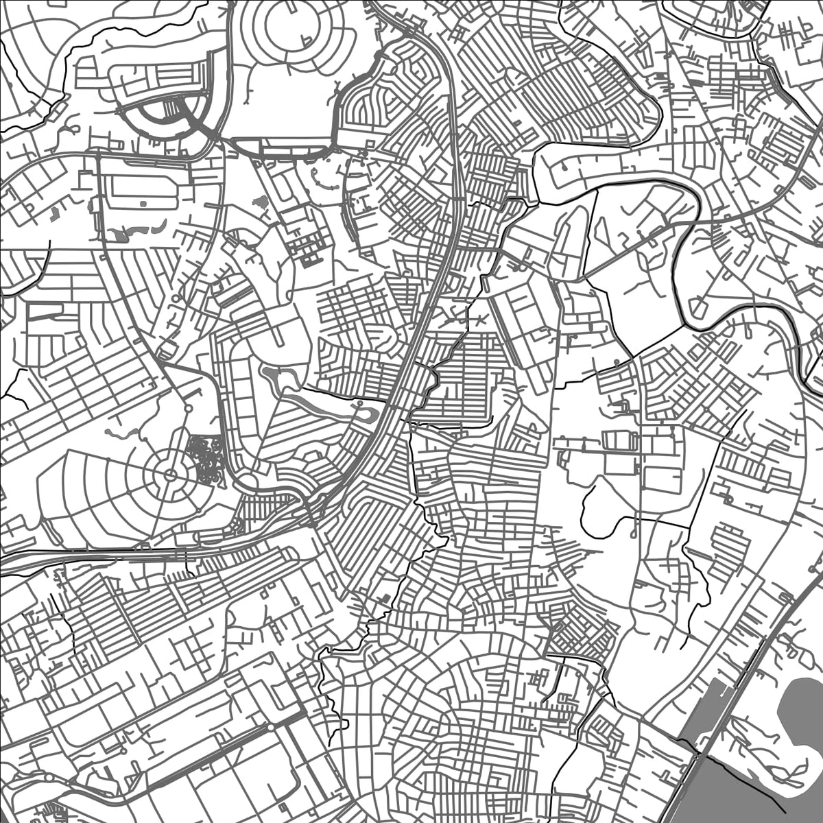 ROAD MAP OF PINAGKAISAHAN, PHILIPPINES BY MAPBAKES