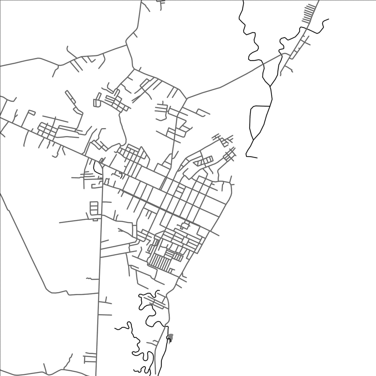 ROAD MAP OF PINAMALAYAN, PHILIPPINES BY MAPBAKES
