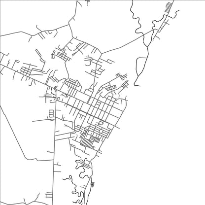 ROAD MAP OF PINAMALAYAN, PHILIPPINES BY MAPBAKES