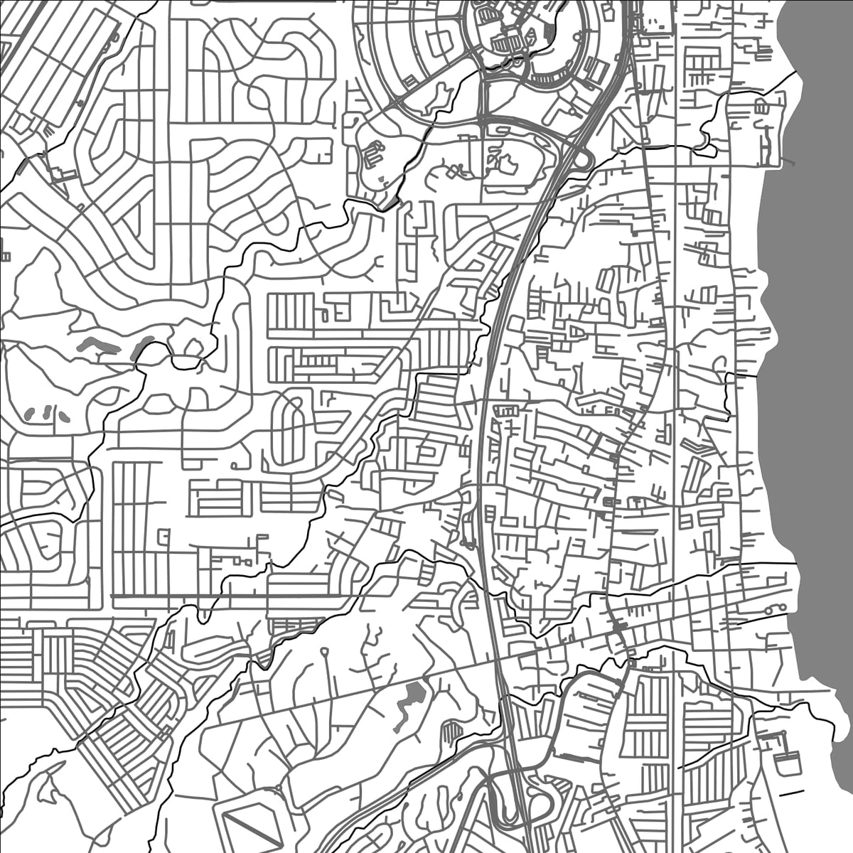 ROAD MAP OF PUTATAN, PHILIPPINES BY MAPBAKES