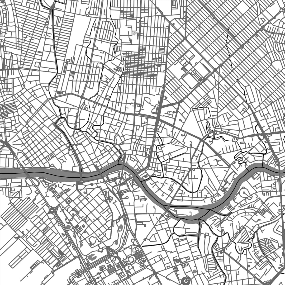 ROAD MAP OF QUIAPO, PHILIPPINES BY MAPBAKES