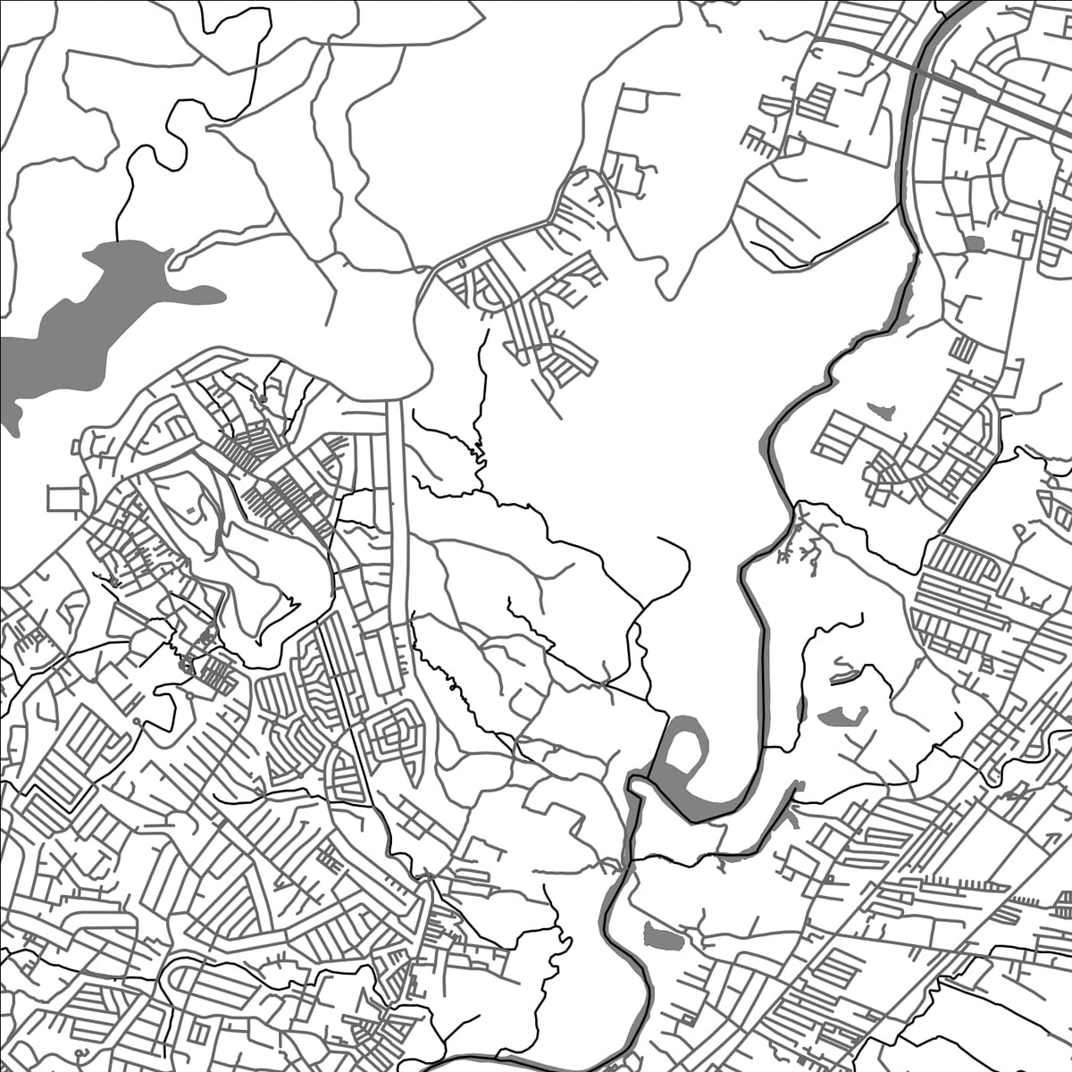ROAD MAP OF RODRIGUEZ, PHILIPPINES BY MAPBAKES