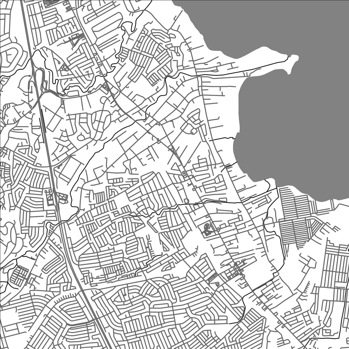 ROAD MAP OF SAN PEDRO, PHILIPPINES BY MAPBAKES