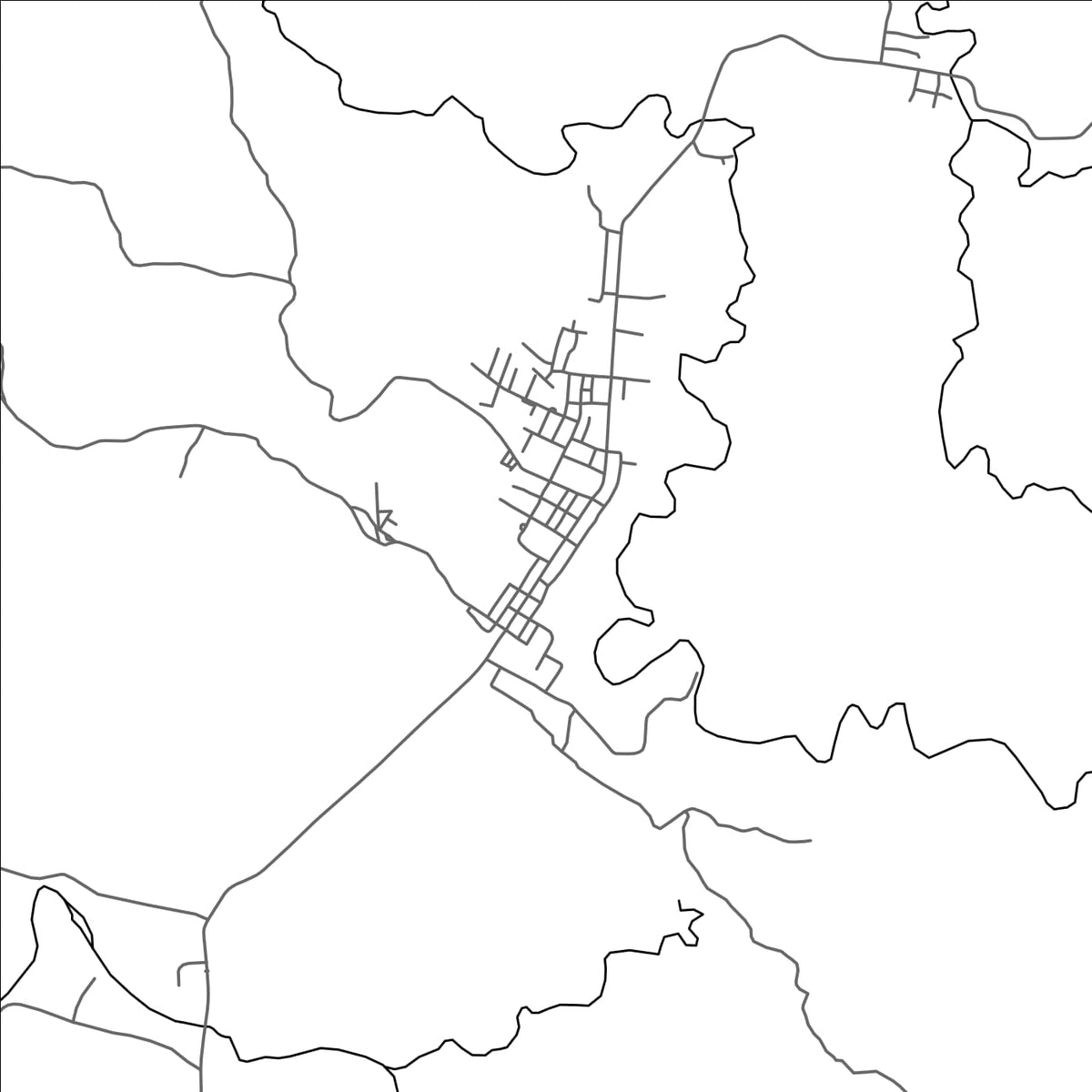 ROAD MAP OF SANTA ELENA, PHILIPPINES BY MAPBAKES