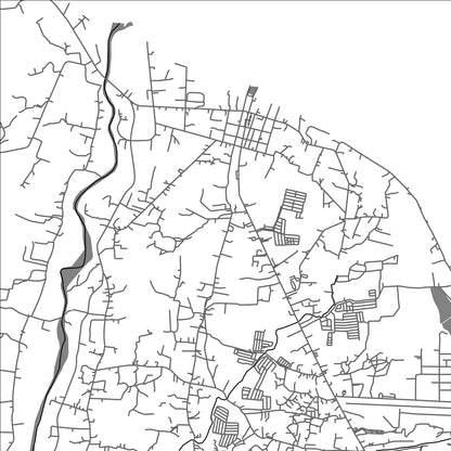 ROAD MAP OF SIBULAN, PHILIPPINES BY MAPBAKES