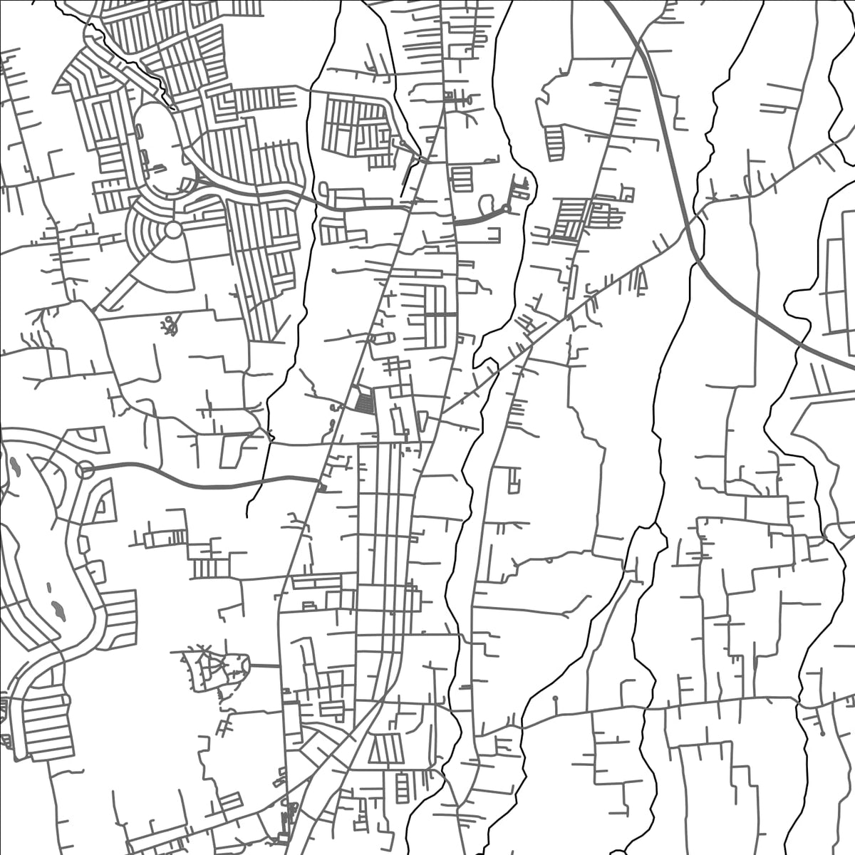 ROAD MAP OF SILANG, PHILIPPINES BY MAPBAKES