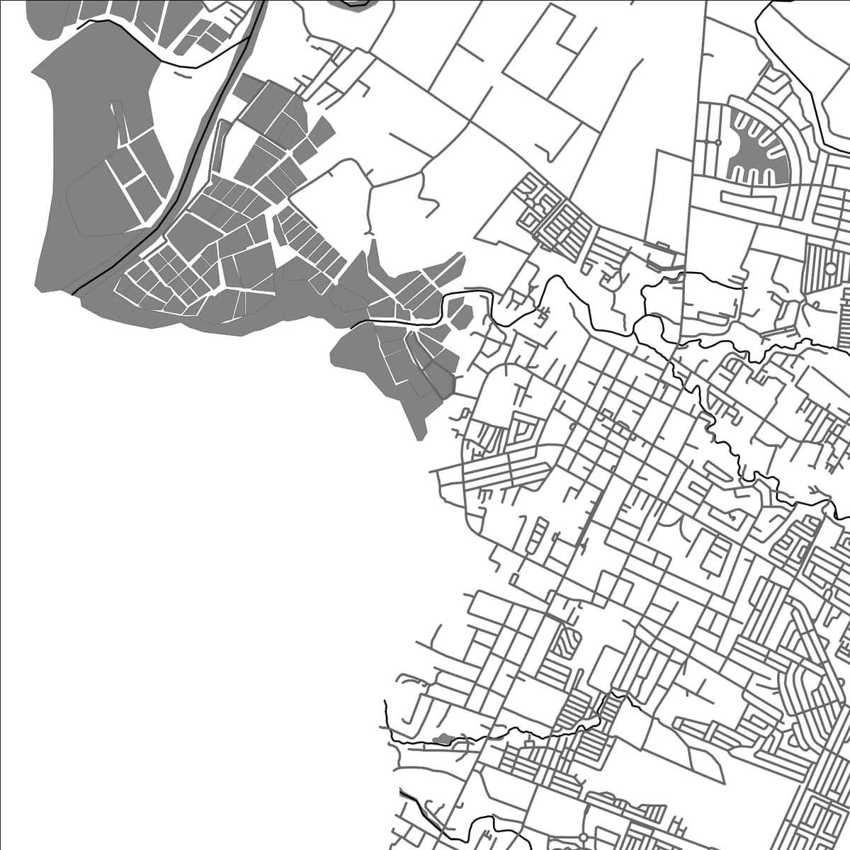 ROAD MAP OF SILAY, PHILIPPINES BY MAPBAKES