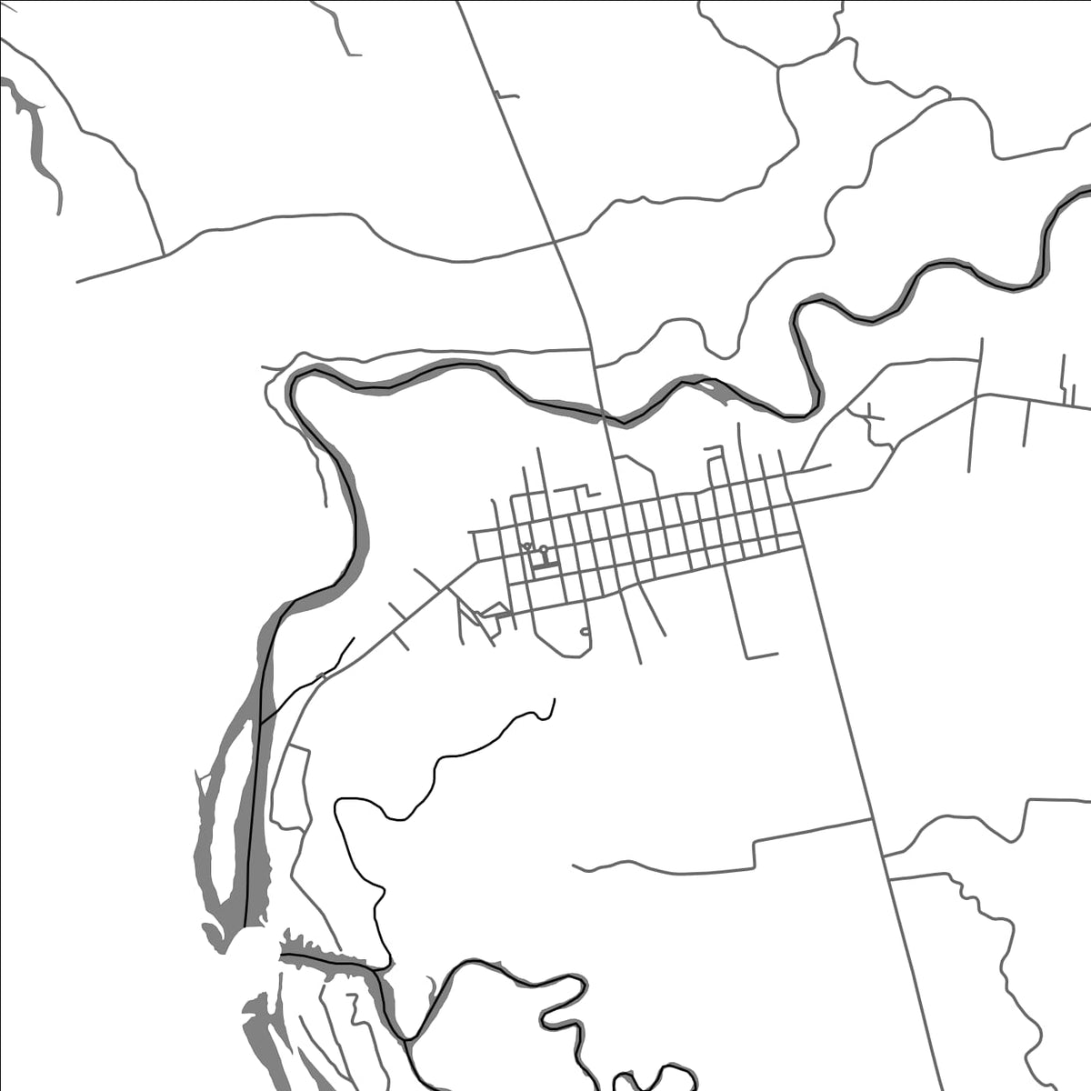 ROAD MAP OF SIOCON, PHILIPPINES BY MAPBAKES
