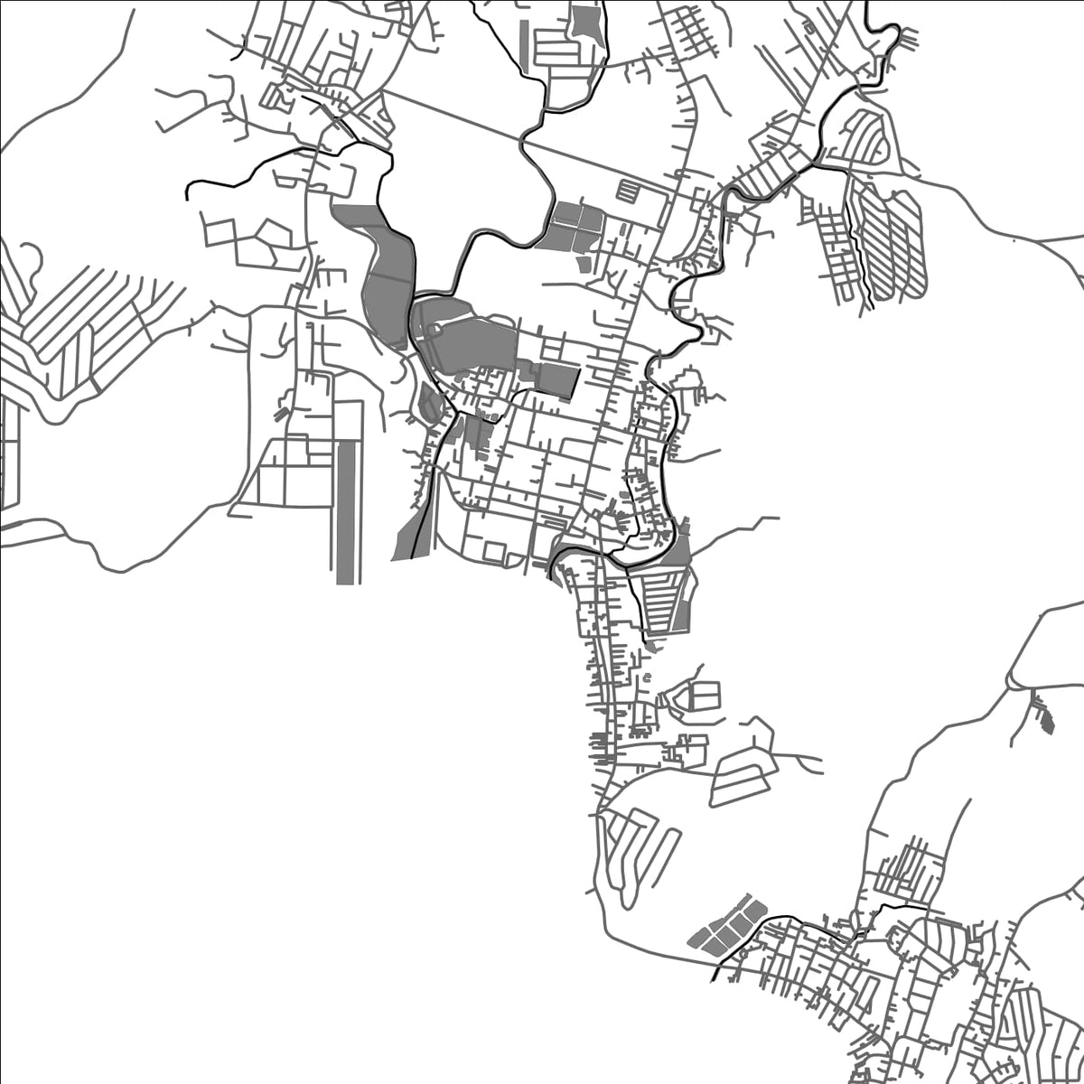 ROAD MAP OF SUBIC, PHILIPPINES BY MAPBAKES