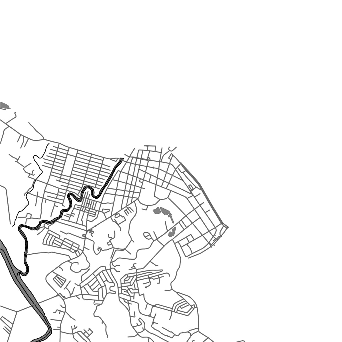 ROAD MAP OF SURIGAO, PHILIPPINES BY MAPBAKES