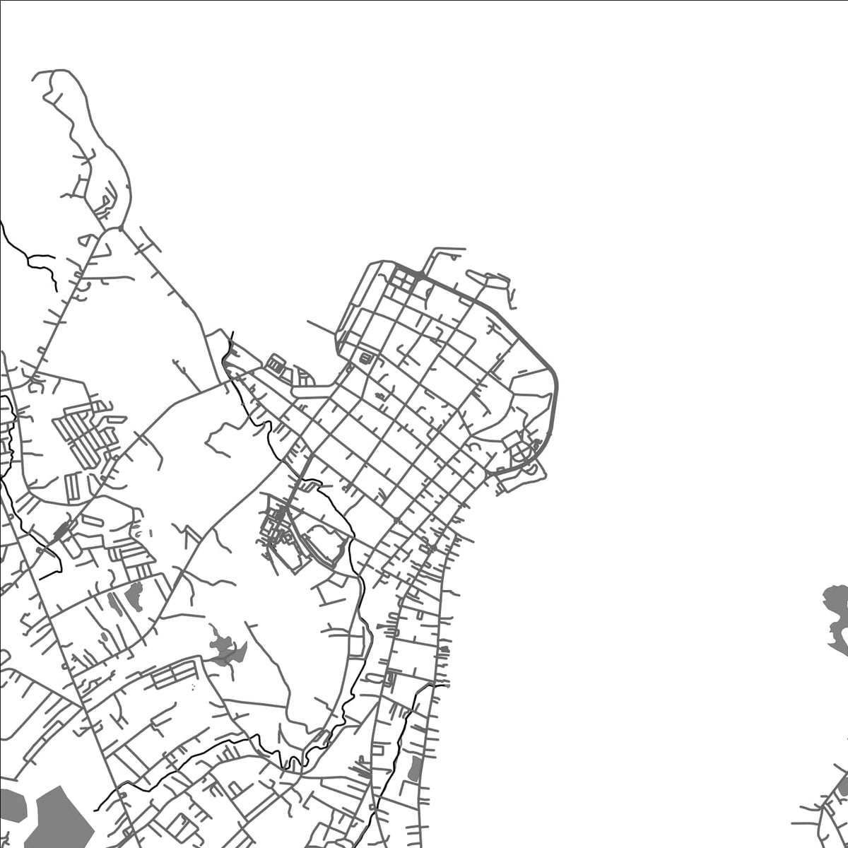 ROAD MAP OF TACLOBAN, PHILIPPINES BY MAPBAKES