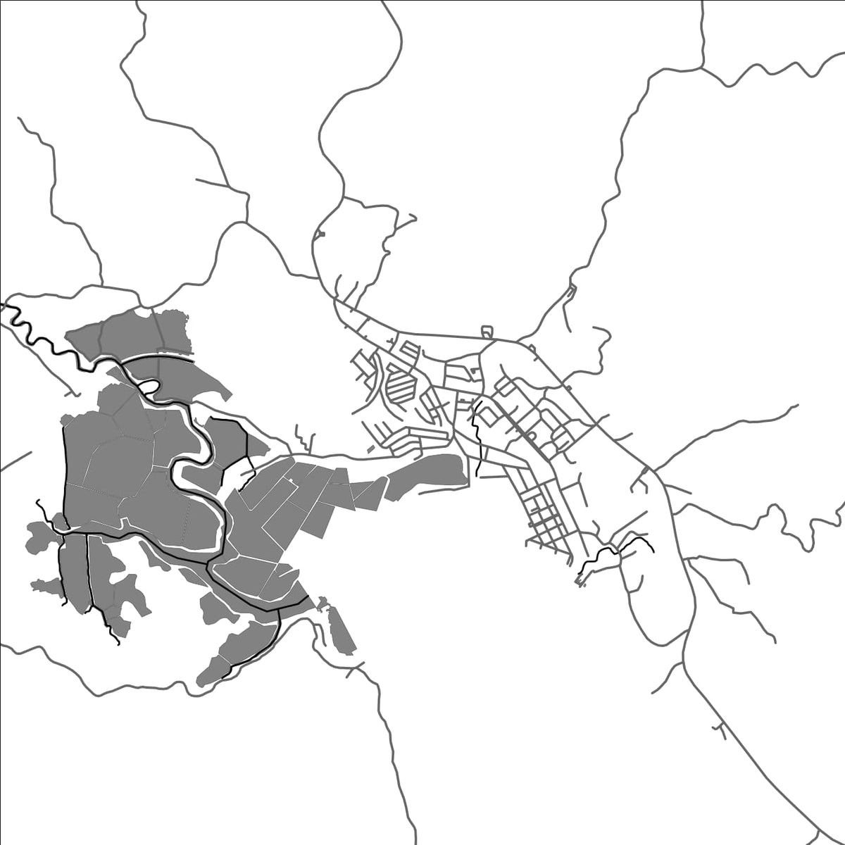 ROAD MAP OF TAGKAWAYAN, PHILIPPINES BY MAPBAKES