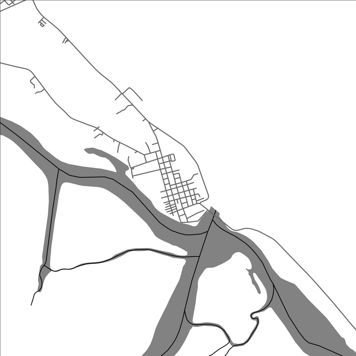 ROAD MAP OF TAGO, PHILIPPINES BY MAPBAKES