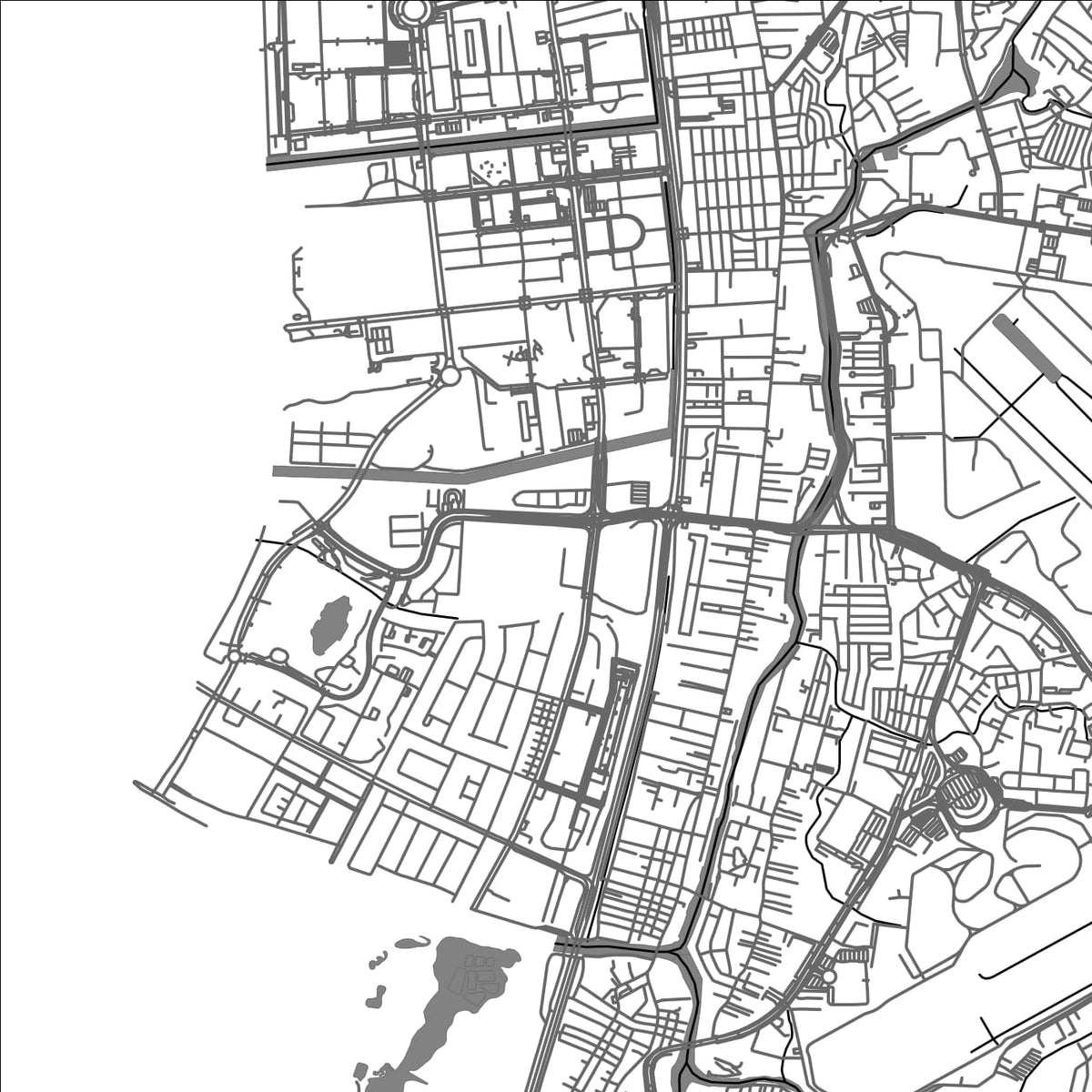 ROAD MAP OF TAMBO, PHILIPPINES BY MAPBAKES