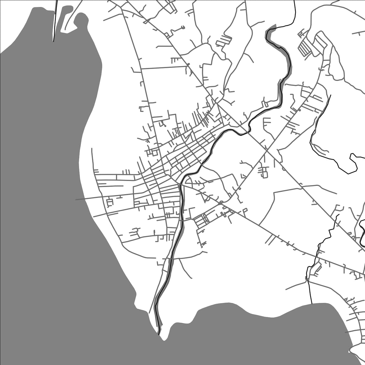 ROAD MAP OF TANAY, PHILIPPINES BY MAPBAKES