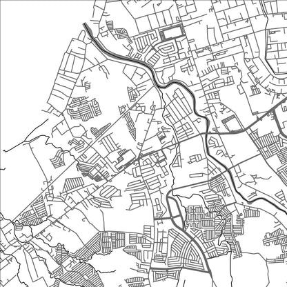 ROAD MAP OF TANZA, PHILIPPINES BY MAPBAKES