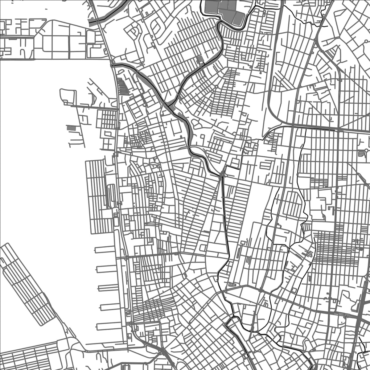 ROAD MAP OF TONDO, PHILIPPINES BY MAPBAKES