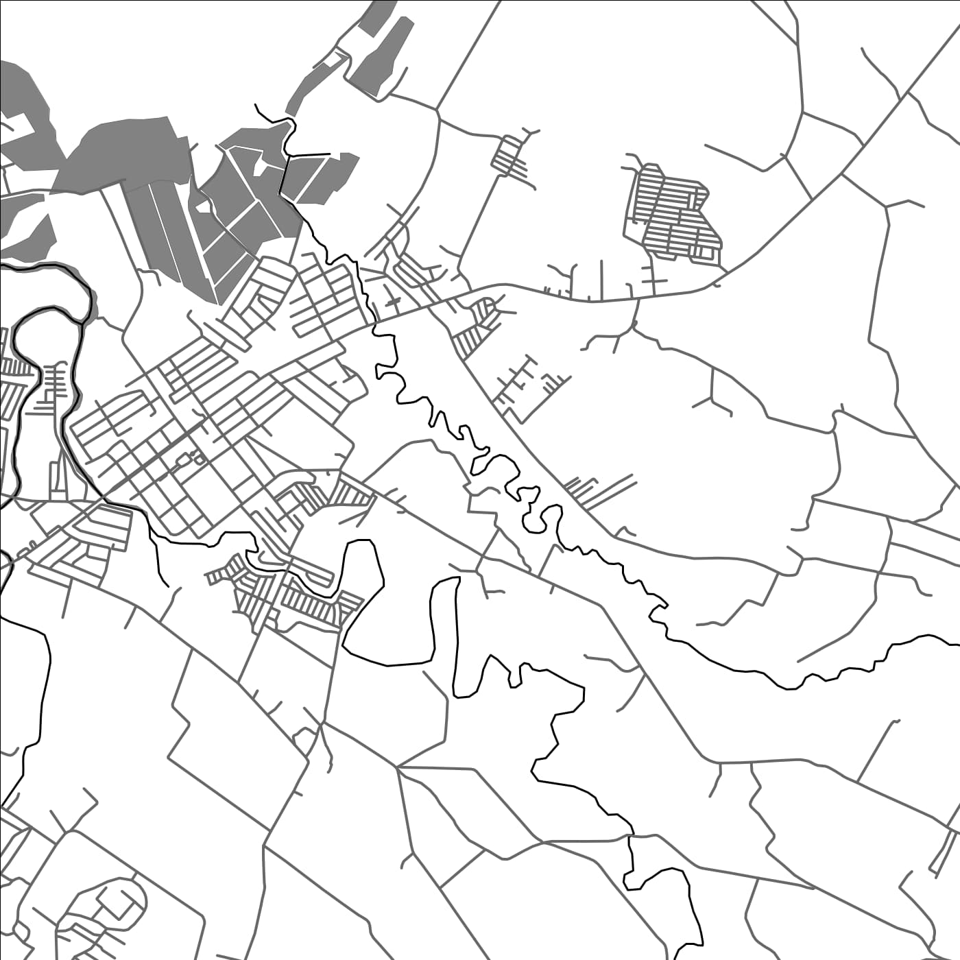 ROAD MAP OF VICTORIAS, PHILIPPINES BY MAPBAKES