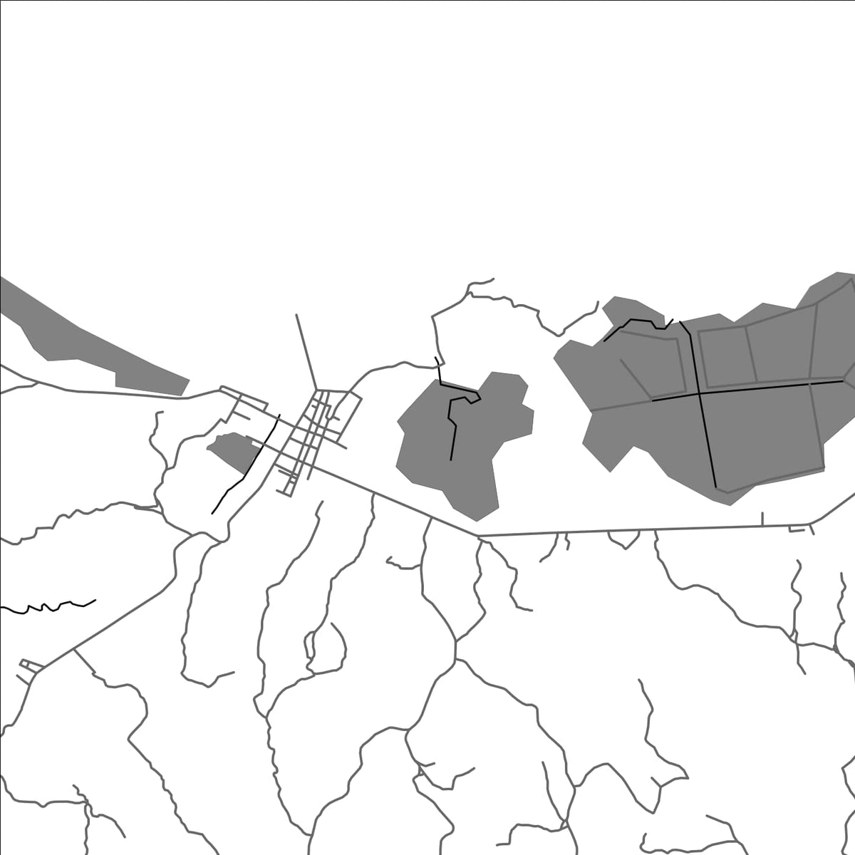 ROAD MAP OF VILLAREAL, PHILIPPINES BY MAPBAKES