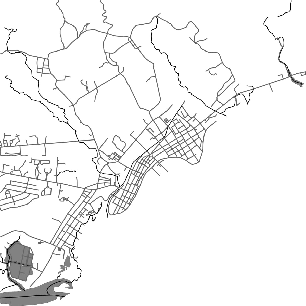 ROAD MAP OF VIRAC, PHILIPPINES BY MAPBAKES
