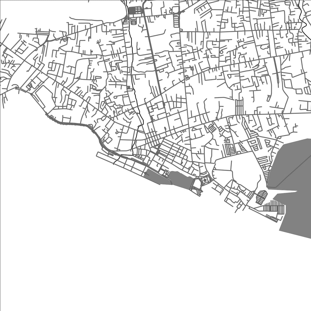 ROAD MAP OF ZAMBOANGA CITY, PHILIPPINES BY MAPBAKES