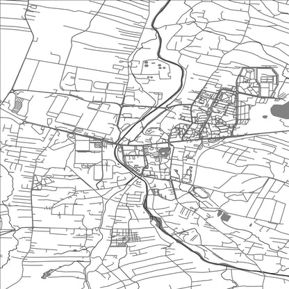 ROAD MAP OF ANDRYCHOW, POLAND BY MAPBAKES