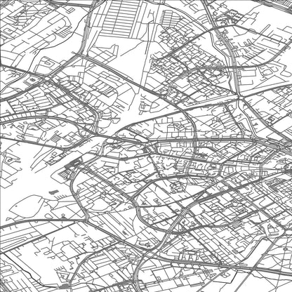 ROAD MAP OF BIALYSTOK, POLAND BY MAPBAKES