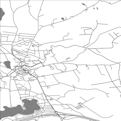 ROAD MAP OF BISKUPIEC, POLAND BY MAPBAKES