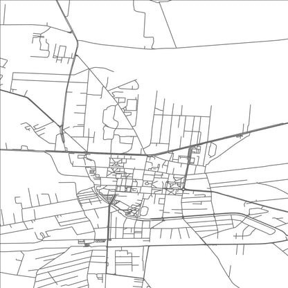 ROAD MAP OF BLONIE, POLAND BY MAPBAKES