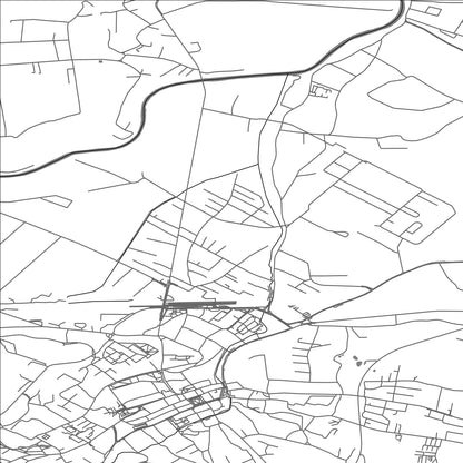 ROAD MAP OF BOCHNIA, POLAND BY MAPBAKES