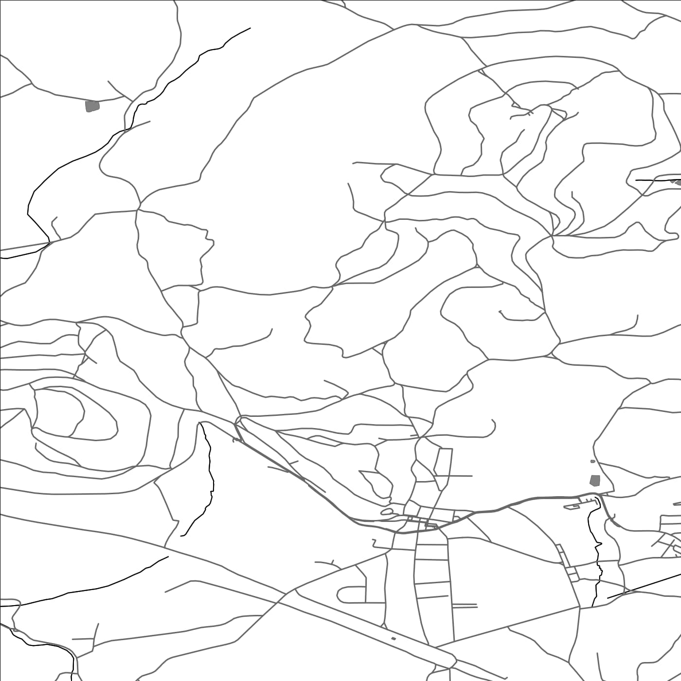 ROAD MAP OF BOGUSZOW GORCE, POLAND BY MAPBAKES