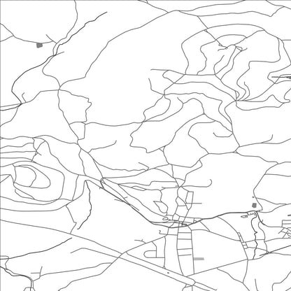 ROAD MAP OF BOGUSZOW GORCE, POLAND BY MAPBAKES