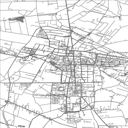 ROAD MAP OF BUSKO ZDROJ, POLAND BY MAPBAKES