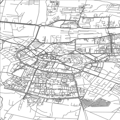 ROAD MAP OF CHELM, POLAND BY MAPBAKES